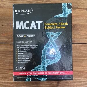 MCAT exam prep books. Brand new never used.